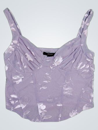 Forever 21 Lilac Floral Top