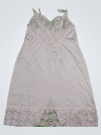 White Lace Trim Nightgown