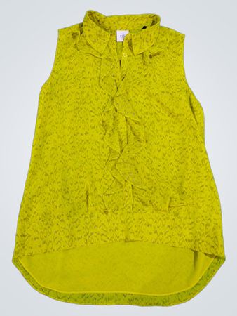 Cabi Yellow Sleeveless Top