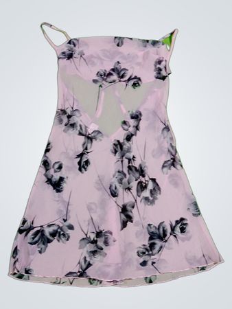 Pink Floral Lingerie Dress