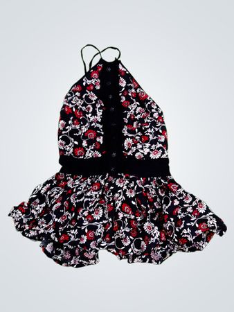 Floral Halter Romper