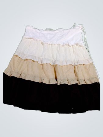 Multi-colored Tiered Skirt