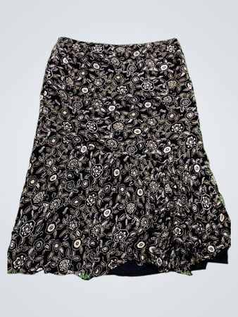JM Collection Floral Skirt