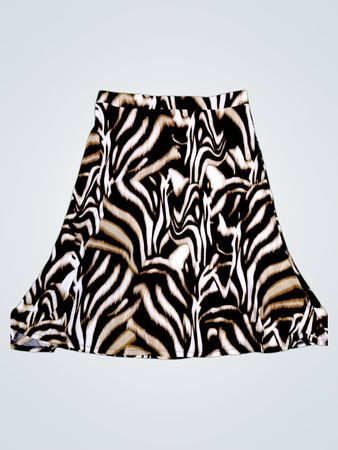 Zebra Print Skirt