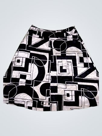 Worthington Women's Black and White Skirt