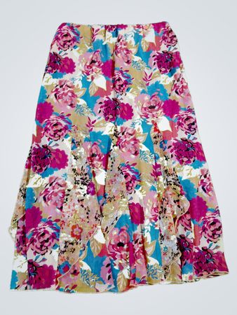 Kim Rogers Signature Floral Skirt
