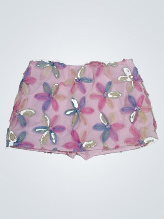 Pink Floral Shorts