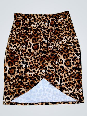Leopard Print Skirt
