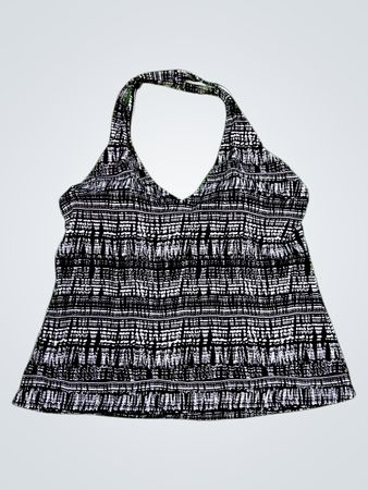 Jaclyn Smith Black and White Tank Top