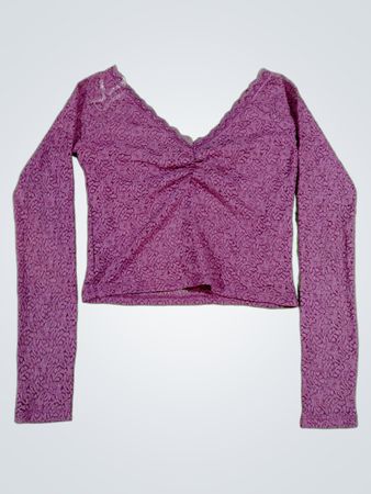 Purple Long-Sleeve Top