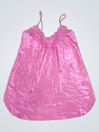 Pink Lace Trim Camisole
