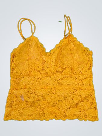 Yellow Lace Camisole
