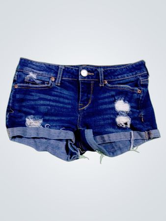Aeropostale Distressed Denim Shorts