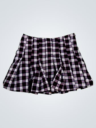 Forever 21 Plaid Pleated Skirt