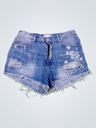Garage Distressed Denim Shorts