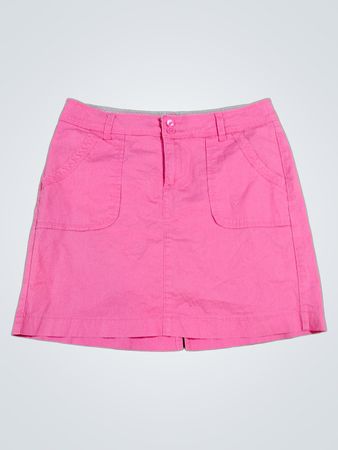 Lee Pink Cargo Mini Skirt
