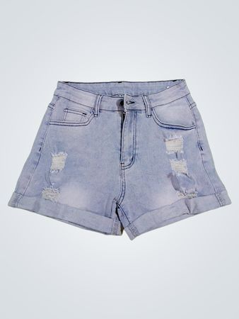 Light Blue Denim Shorts