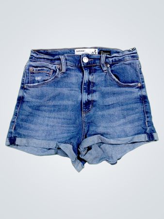 Garage Distressed Denim Shorts