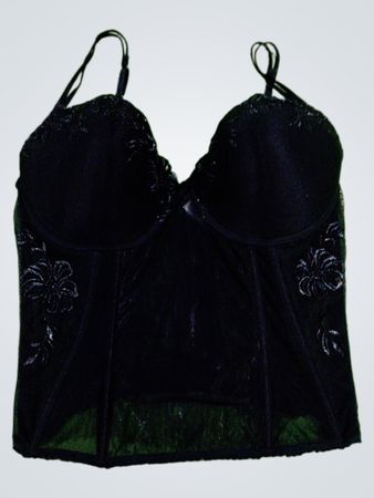 Black Lace Bustier