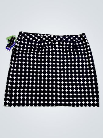 Black and White Polka Dot Skirt