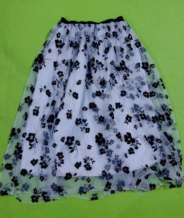 Unbranded Floral Tulle Skirt