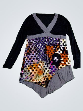 Lior Paris Patchwork Long Sleeve Top