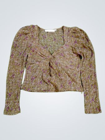 ASTR THE LABEL Floral Long Sleeve Top
