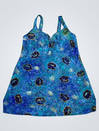Blue Floral Cami Top