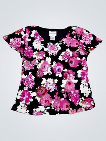 Karin Stevens Floral Blouse