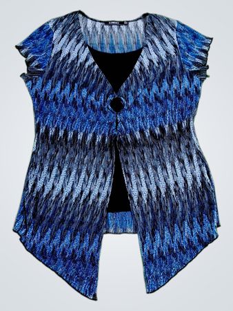 Elementz Blue Gray Vest
