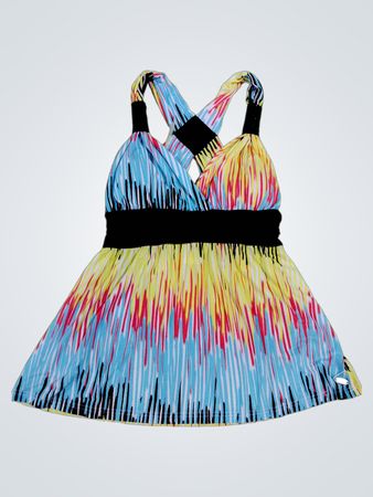 Multicolor Fringe Dress