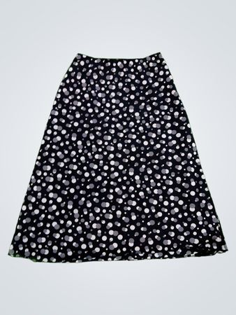 Black Polka Dot Skirt