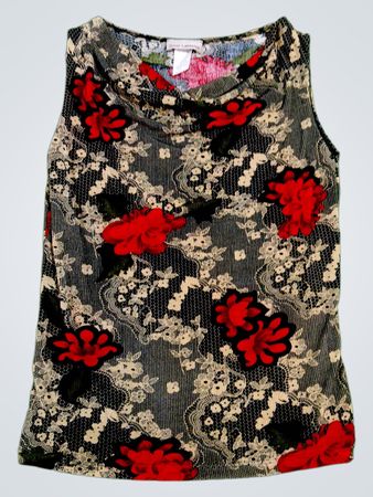 Susan Lawrence Floral Sleeveless Top
