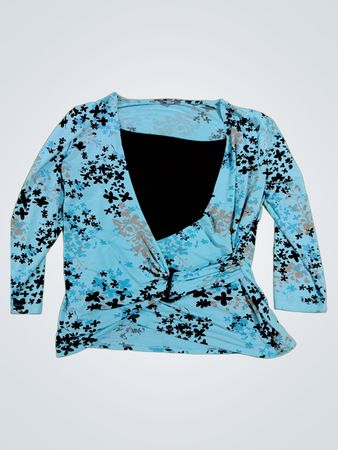 Apt.9 Petite Floral Wrap Top