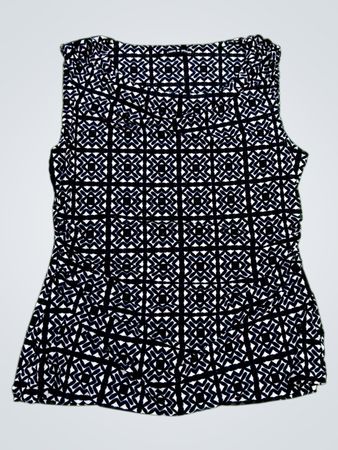 cable & gauge Patterned Tank Top