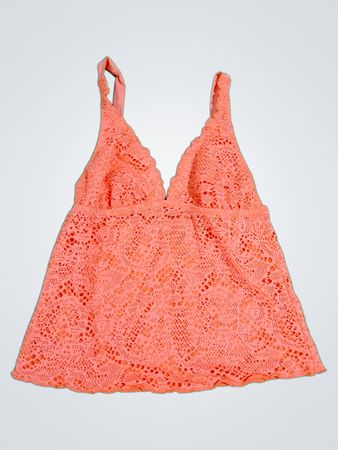 Moschino Coral Lace Cami Top