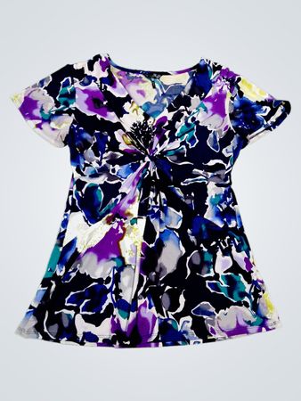 Blouse with Floral Pattern
