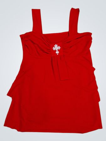 Red Sleeveless Dress