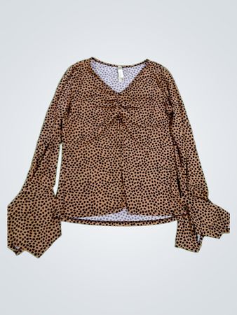 Jesse & J Small Animal Print Blouse