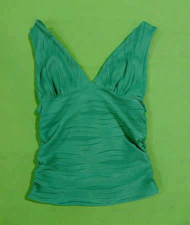 Green Ruched Top