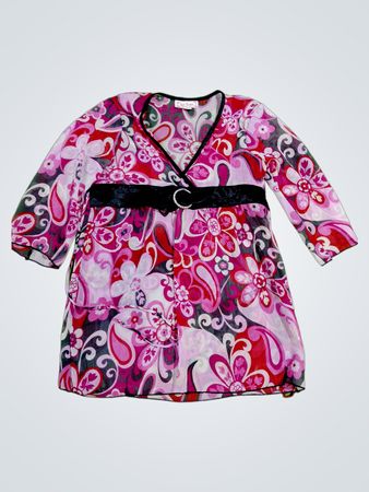 Knit Werks Floral Scrub Top