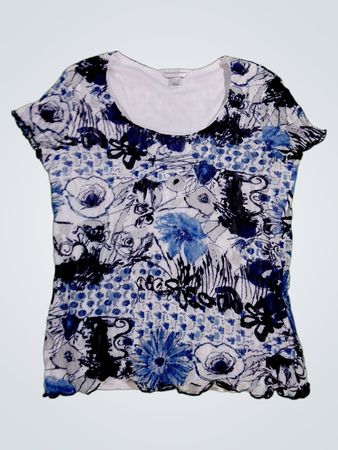 Christopher & Banks Women's Floral Blouse