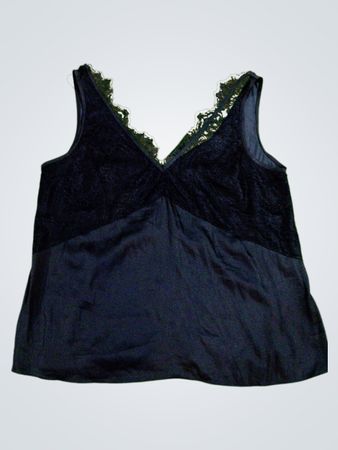 Women's Black Lace Trim Camisole