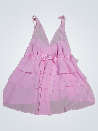 Pink Ruffled Dress