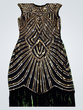 Sequined Fringe Dress