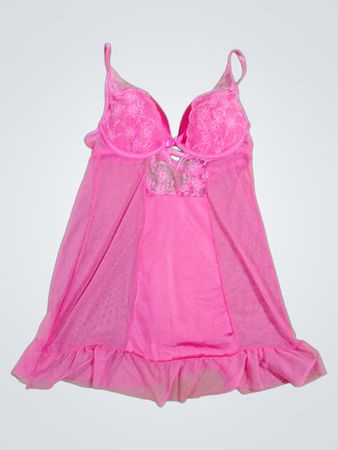Pink Sheer Nightgown