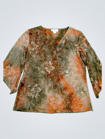 Dressbarn Women's Printed Blouse