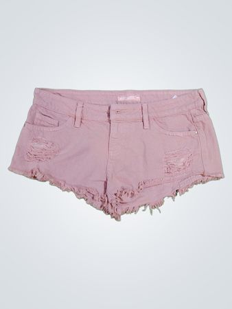 Pink Denim Shorts