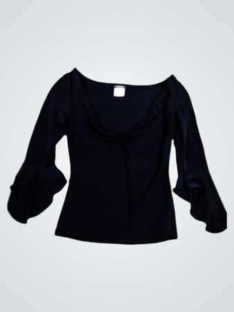 Black Off-The-Shoulder Top