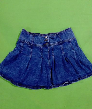 Blue Denim Skirt